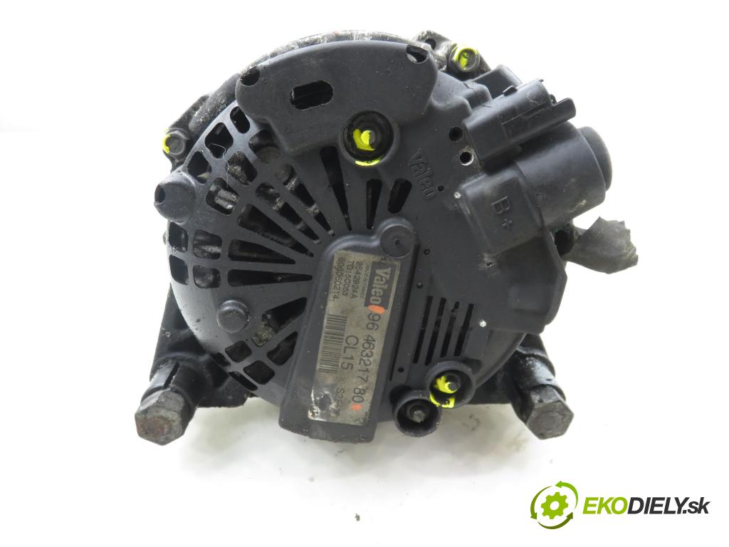 CITROEN C2 (JM_) HB 2006 50,00 1.4 HDi 68 8V - 8HZ 1398,00 Alternátor 9646321780 (Alternátor)