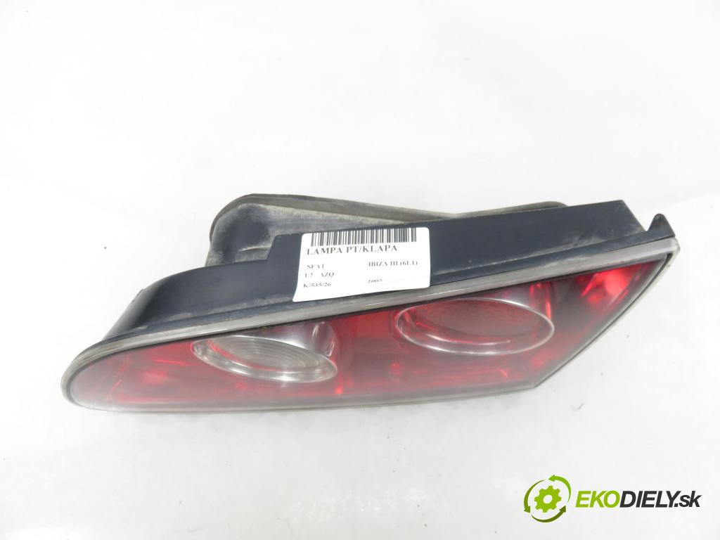 SEAT IBIZA III (6L1) HB 2005 47,00 1.2 12V - AZQ 1198,00 Svetlo pravé zadné kufor 6L6945094F