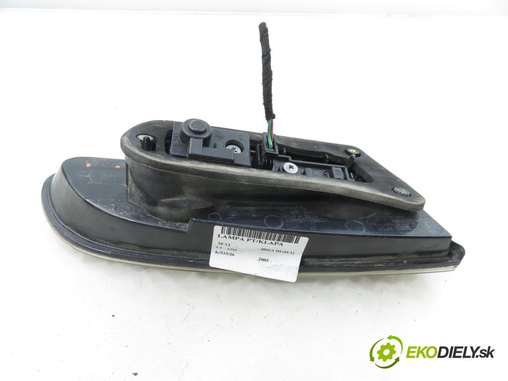 SEAT IBIZA III (6L1) HB 2005 47,00 1.2 12V - AZQ 1198,00 Svetlo pravé zadné kufor 6L6945094F