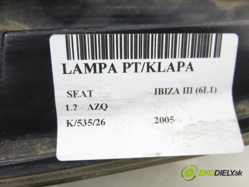 SEAT IBIZA III (6L1) HB 2005 47,00 1.2 12V - AZQ 1198,00 Svetlo pravé zadné kufor 6L6945094F