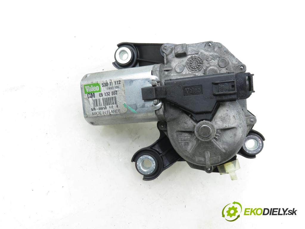 OPEL CORSA C (X01) HB 2004 51,00 1.3 CDTI - Z 13 DT 1248,00 motorek stěrače ZADNÍ: 09132802 ; 53011112