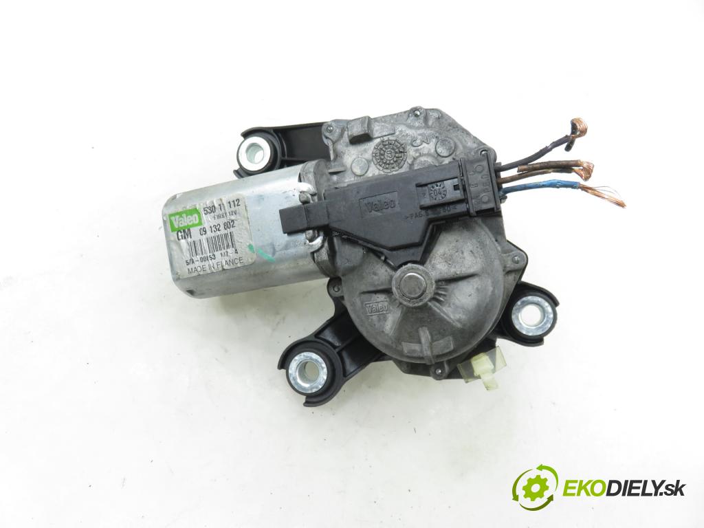 OPEL CORSA C (X01) HB 2004 51,00 1.3 CDTI - Z 13 DT 1248,00 motorek stěrače ZADNÍ: 09132802 ; 53011112