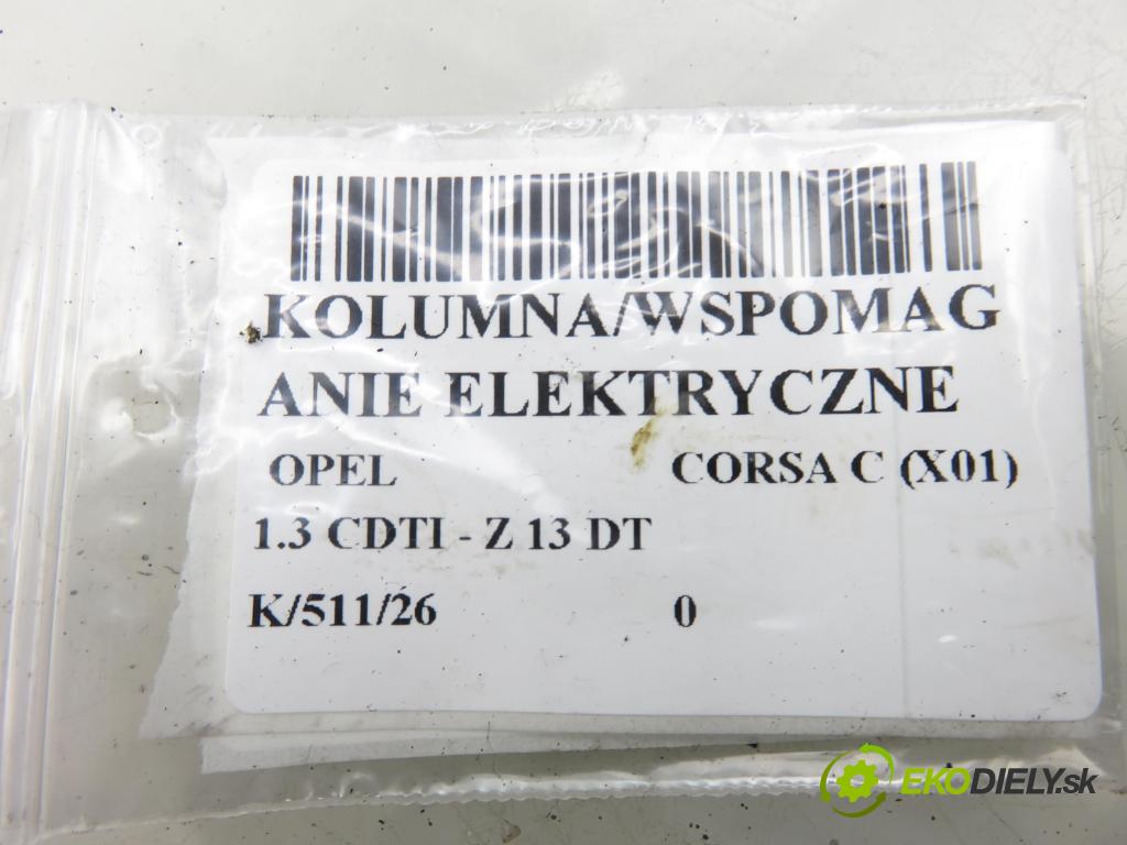OPEL CORSA C (X01) HB 2004 51,00 1.3 CDTI - Z 13 DT 1248,00 serv/podporovanie elektrické 13136672 ; 13136675