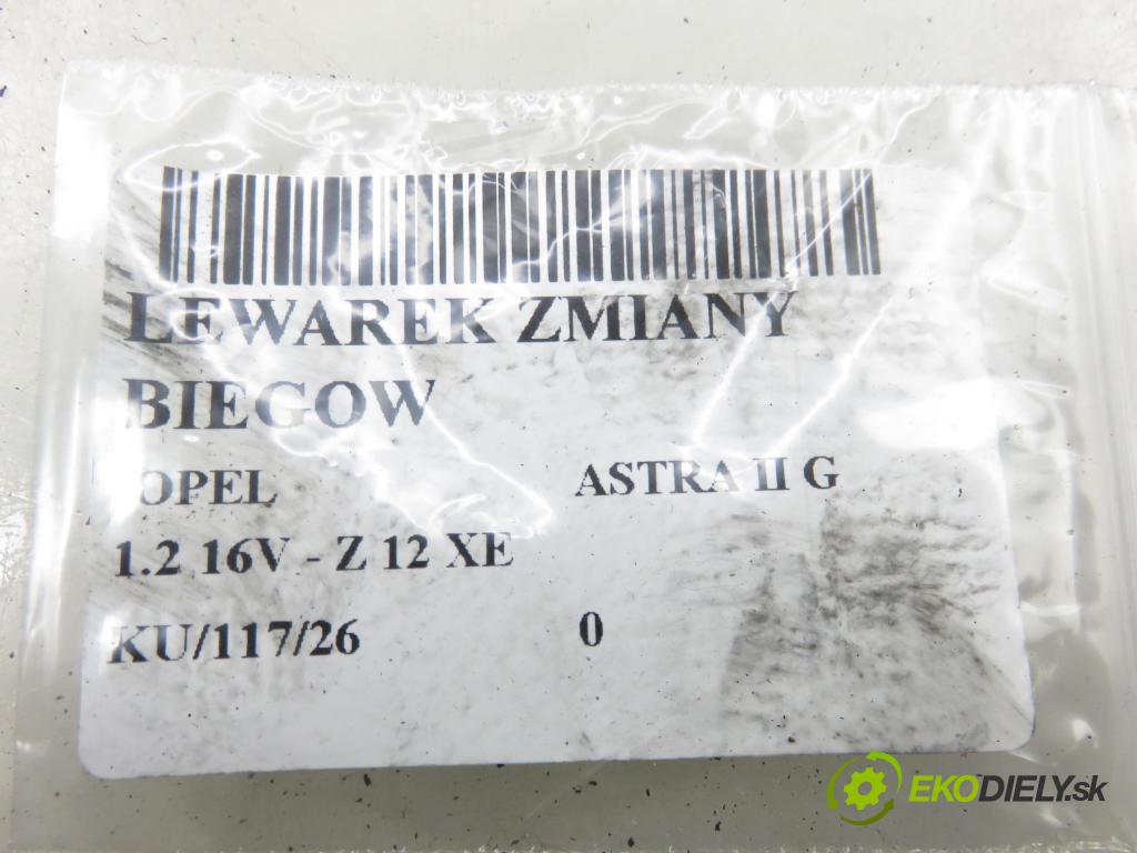 OPEL ASTRA G sedan (T98) SEDAN 2003 55,00 1.2 16V - Z 12 XE 1199,00 ZVEDÁK: