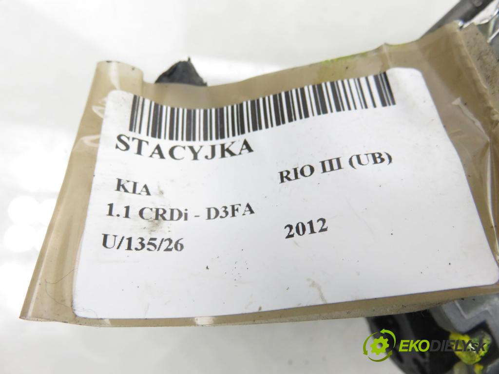 KIA RIO III (UB) HB 2012 55,00 1.1 CRDi - D3FA 1120,00 spinačka / zámky