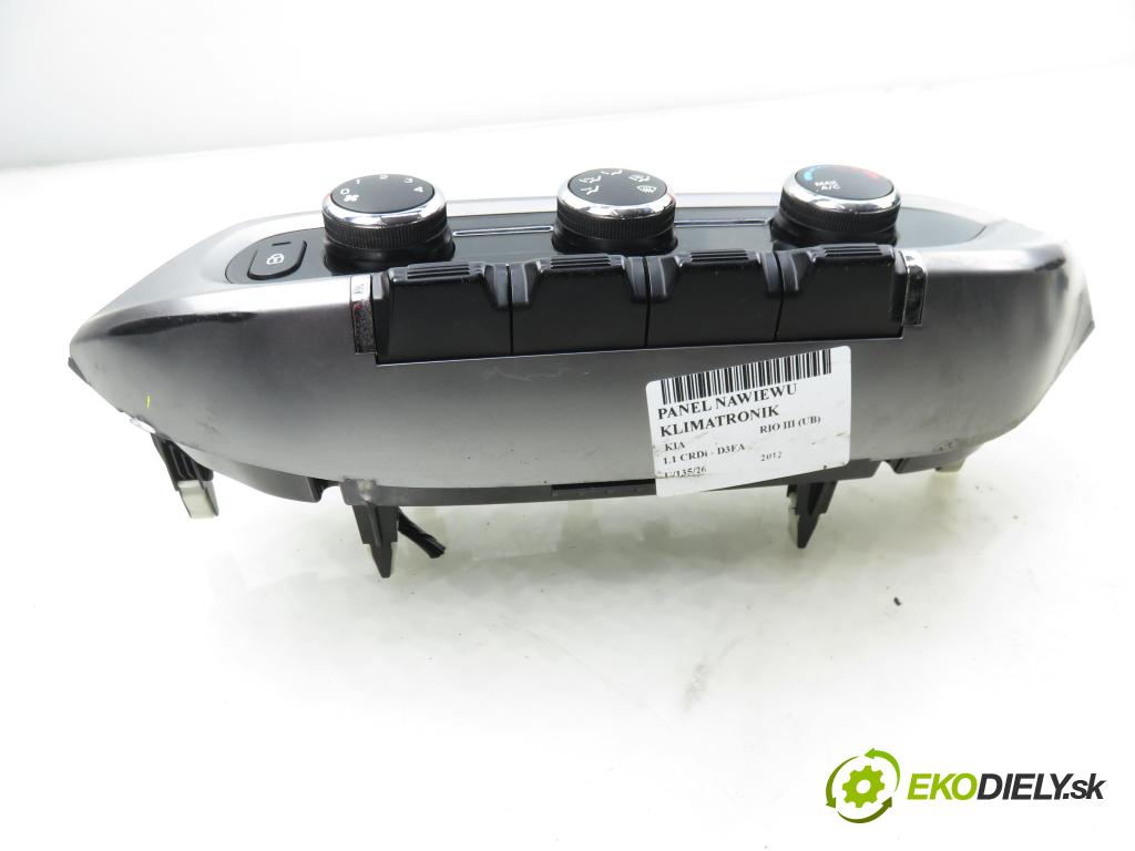 KIA RIO III (UB) HB 2012 55,00 1.1 CRDi - D3FA 1120,00 Panel kúrenia KLIMATRONIK 972501W090