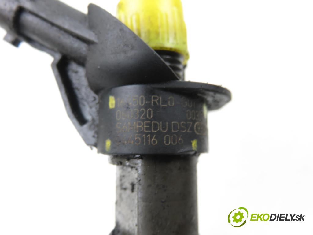 HONDA ACCORD VIII (CU) SEDAN 2009 110,00 2.2 i-DTEC (CU3) - N22B1 2199,00 vstrekovač 0445116006 ; 16450RL0G01 (Vstrekovač paliva)