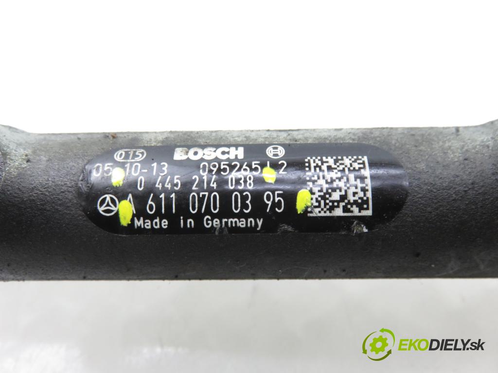 MERCEDES-BENZ KLASA C T-Model (S203) KOMBI 2005 90,00 C 200 CDI (203.207) 122 - OM 646.962 2148,00 Lišta vstrekovacia 0445214038 ; 6110700395 ; 6110780449 (Vstrekovacia lišta)