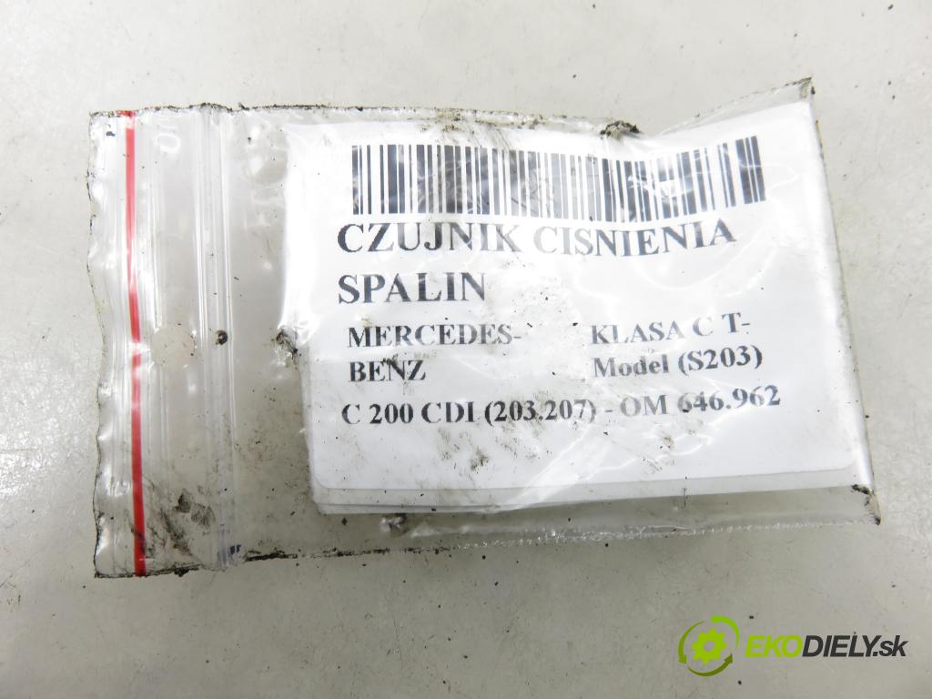 MERCEDES-BENZ KLASA C T-Model (S203) KOMBI 2005 90,00 C 200 CDI (203.207) 122 - OM 646.962 2148,00 Snímač tlaku spalín 0051537728 ; 0281002762