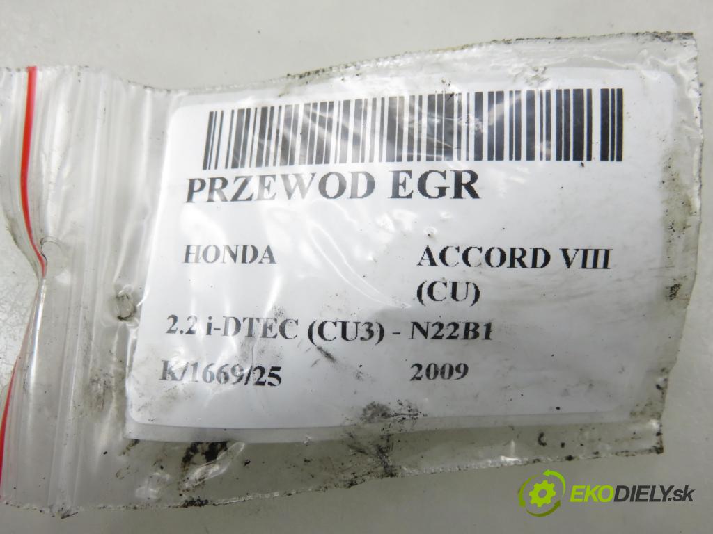HONDA ACCORD VIII (CU) SEDAN 2009 110,00 2.2 i-DTEC (CU3) - N22B1 2199,00 rúrka EGR