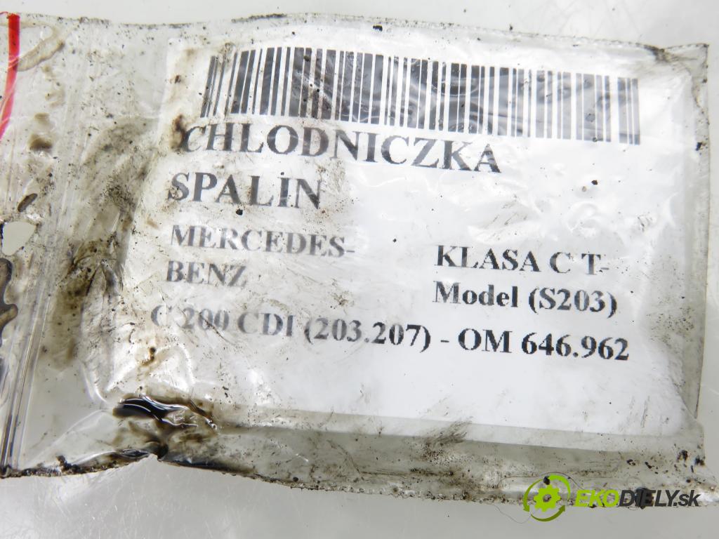 MERCEDES-BENZ KLASA C T-Model (S203) KOMBI 2005 90,00 C 200 CDI (203.207) 122 - OM 646.962 2148,00 chladič spalín 6461400175