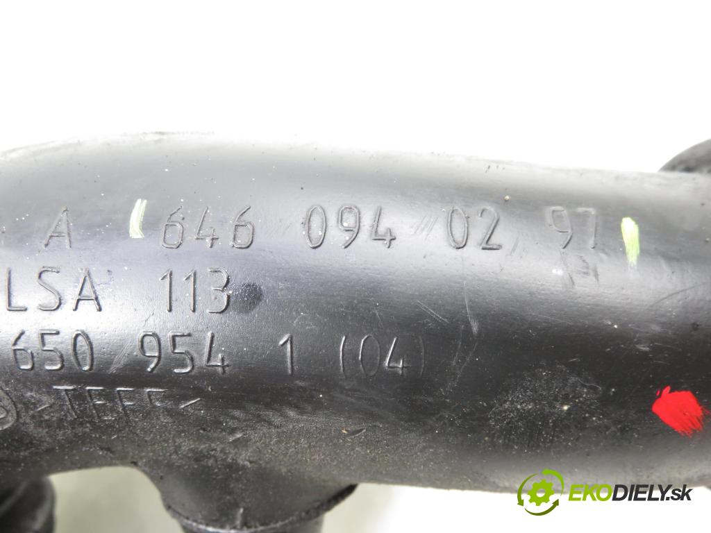 MERCEDES-BENZ KLASA C T-Model (S203) KOMBI 2005 90,00 C 200 CDI (203.207) 122 - OM 646.962 2148,00 Rúra prívodu vzduchu 6460940297