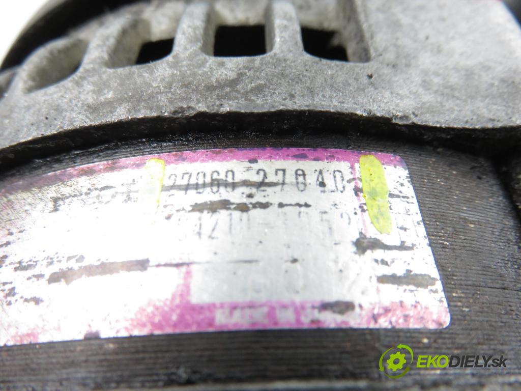 TOYOTA AVENSIS VERSO (_M2_) MINIVAN 2003 85,00 2.0 D (CLM20_) - 1CD-FTV 1995,00 Alternátor 2706027040 (Alternátor)