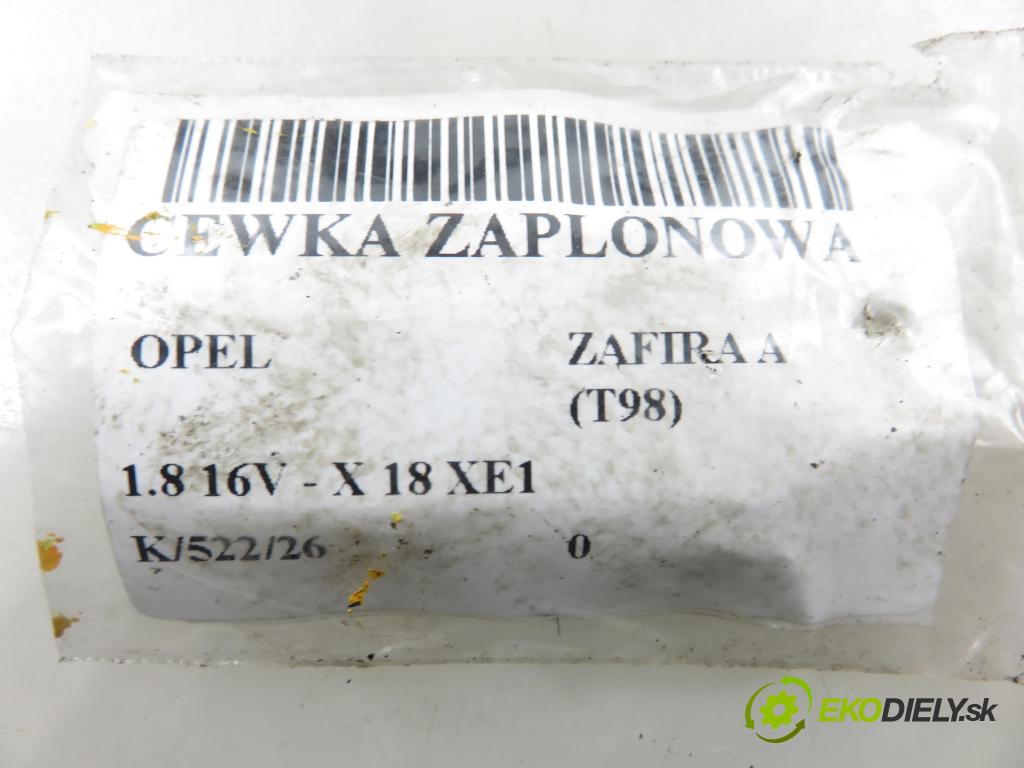 OPEL ZAFIRA A Nadwozie Wielkopojemne (MPV) (T98)  MINIVAN 1999 85,00 1.8 16V 116 - X 18 XE1 1796,00 Cievka zapaľovacia 90536194