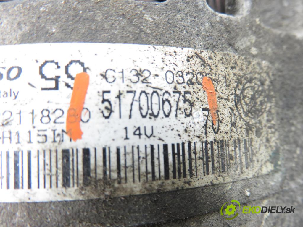 FIAT PANDA (169_) HB 2003 40,00 1.1 54 - 187 A1.000 1108,00 Alternátor 51700675 (Alternátor)