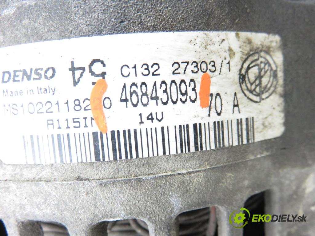 FIAT PANDA (169_) HB 2003 40,00 1.1 54 - 187 A1.000 1108,00 Alternátor 46843093 (Alternátor)