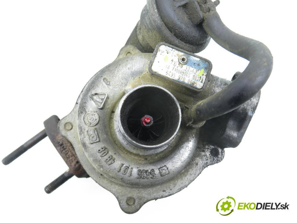 FIAT DOBLO nadwozie wielkoprzestrzenne (MPV) (119_, 223_) KOMBIVAN 2006 55,00 1.3 JTD - 199 A2.000 1248,00 Turbodúchadlo 73501343 (Turbodúchadlo (kompletné))