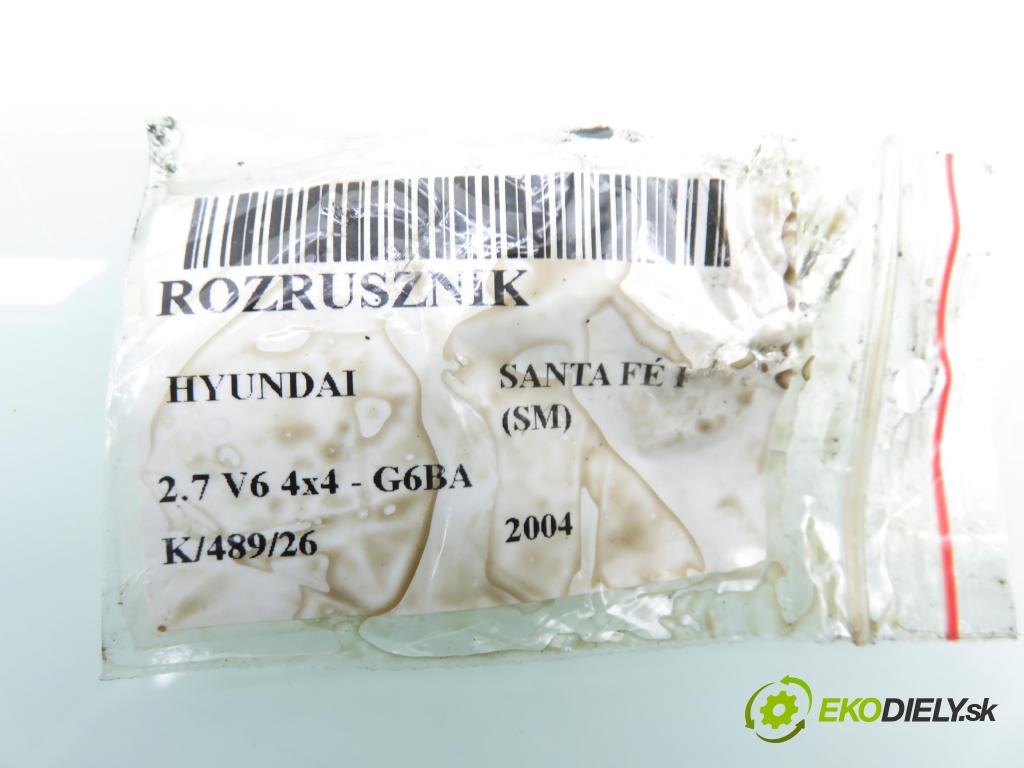 HYUNDAI SANTA FÉ I (SM) SUV 2004 127,00 2.7 V6 4x4 - G6BA 2656,00 Štartér 3610037210 ; M62957 (Štartér)