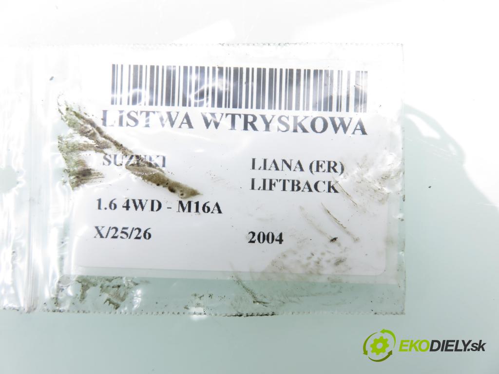 SUZUKI LIANA (ER) HB 2004 0,00 1.6 4WD - M16A 1586,00 lišta vstřikovací  (Vstřikovací lišta)