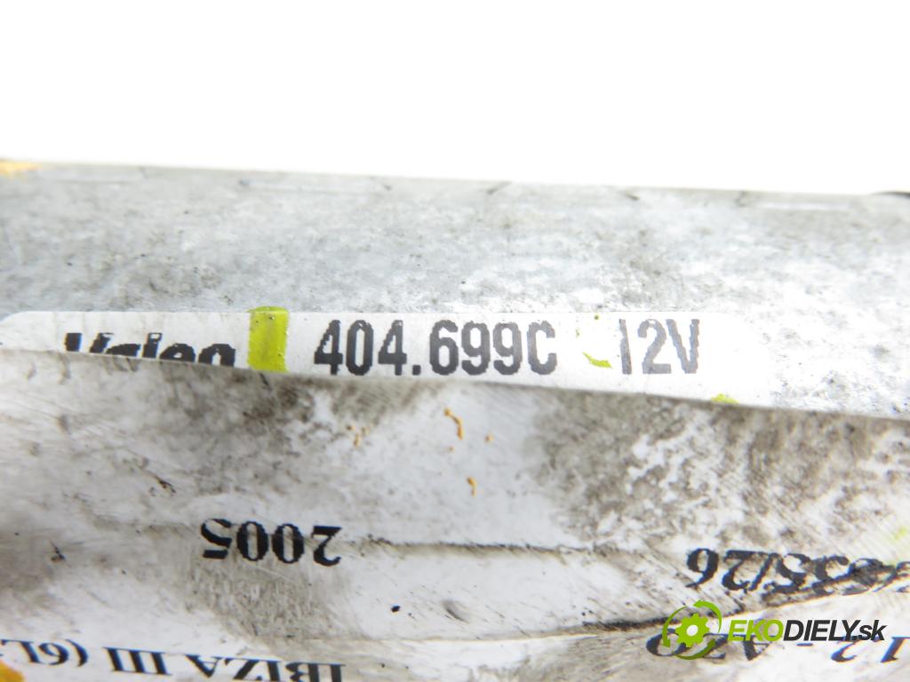 SEAT IBIZA III (6L1) HB 2005 47,00 1.2 12V - AZQ 1198,00 motorek stěrače ZADNÍ: 6L6955711B ; 404699C