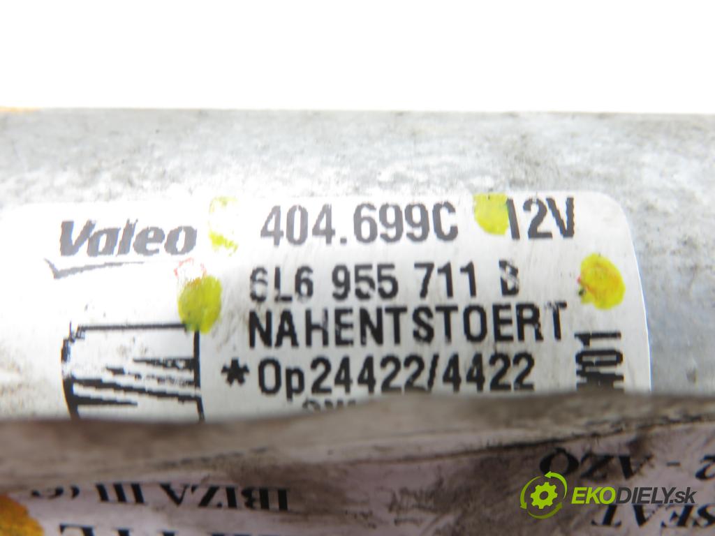 SEAT IBIZA III (6L1) HB 2005 47,00 1.2 12V - AZQ 1198,00 motorek stěrače ZADNÍ: 6L6955711B ; 404699C