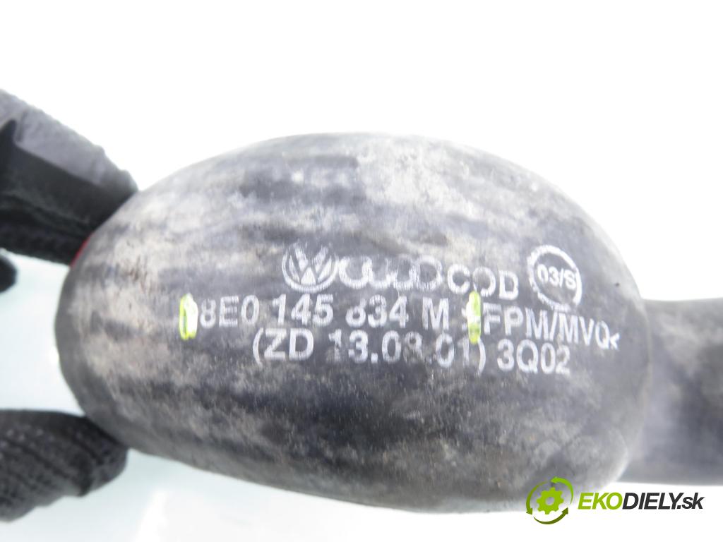 AUDI A4 (8E2, B6) SEDAN 2002 96,00 1.9 TDI PD 130 - AWX 1896,00 Rúra intercoolera turba 8E0145834M