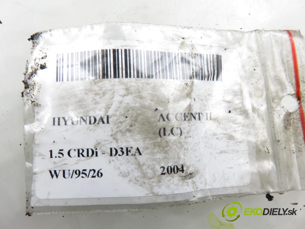HYUNDAI ACCENT II (LC) LIFTBACK 2004 60,00 1.5 CRDi - D3EA 1493,00 vstrekovač 3380027900 ; 0445110126 (Vstrekovač paliva)