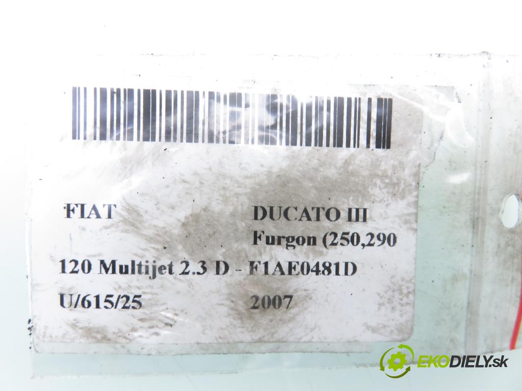 FIAT DUCATO Furgon (250_, 290_) FURGON 2007 88,00 120 Multijet 2.3 D - F1AE0481D 2287,00 Rúra intercoolera turba 