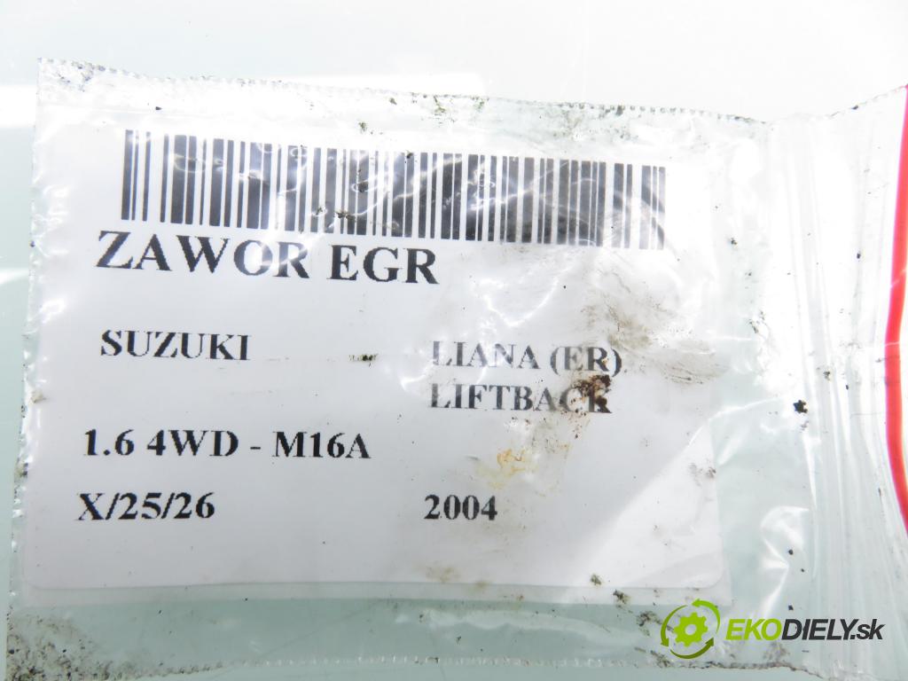 SUZUKI LIANA (ER) HB 2004 0,00 1.6 4WD - M16A 1586,00 VENTIL EGR 