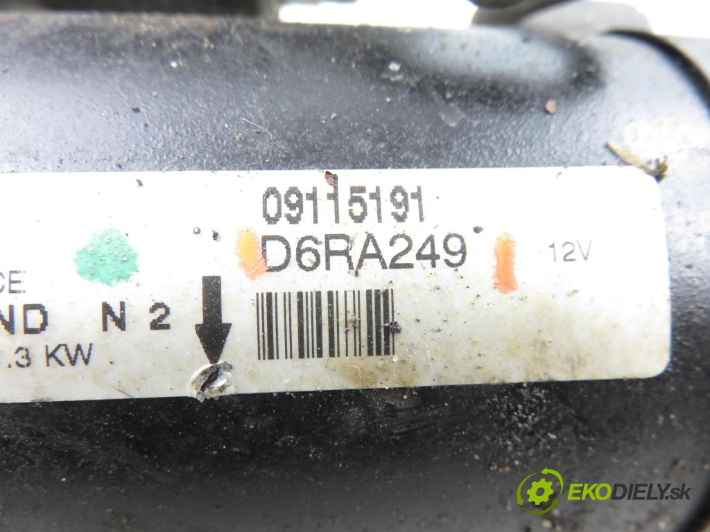 OPEL ASTRA G sedan (T98) SEDAN 2003 55,00 1.2 16V - Z 12 XE 1199,00 startér D6RA249 (Startér)