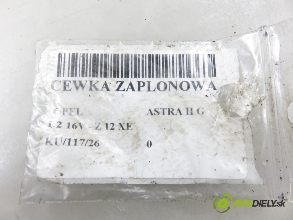OPEL ASTRA G sedan (T98) SEDAN 2003 55,00 1.2 16V - Z 12 XE 1199,00 Cievka zapaľovacia 0221503015