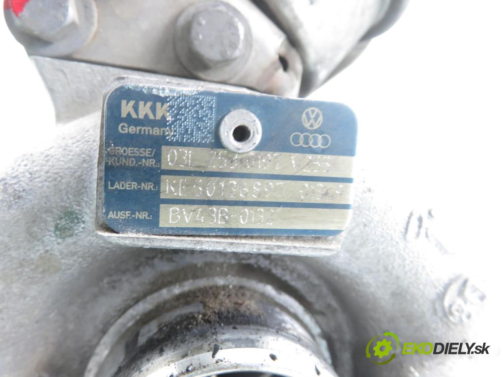 VW TIGUAN (5N_) SUV 2008 103,00 2.0 TDI 4motion - CBAB 1968,00 Turbodúchadlo 03L253019T (Turbodúchadlo (kompletné))