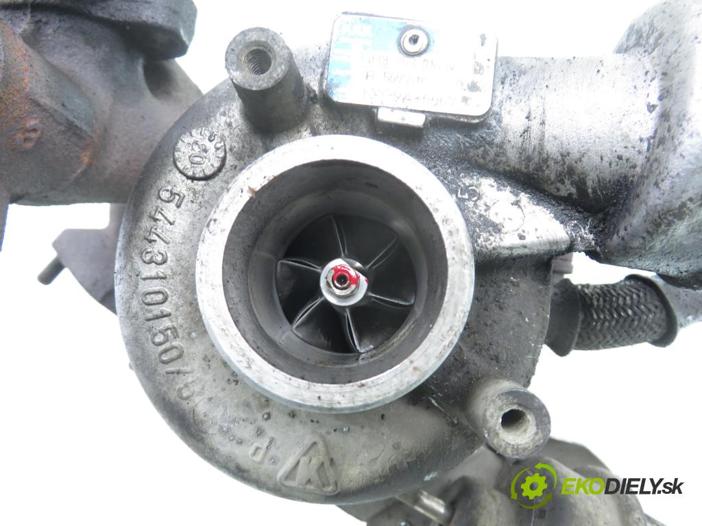 VW GOLF IV (1J1) HB 2003 74,00 1.9 TDI PD 101 - AXR 1896,00 RYCHLONABÍJEČKA: 038253016N (Kompletní turbodmychadlo)