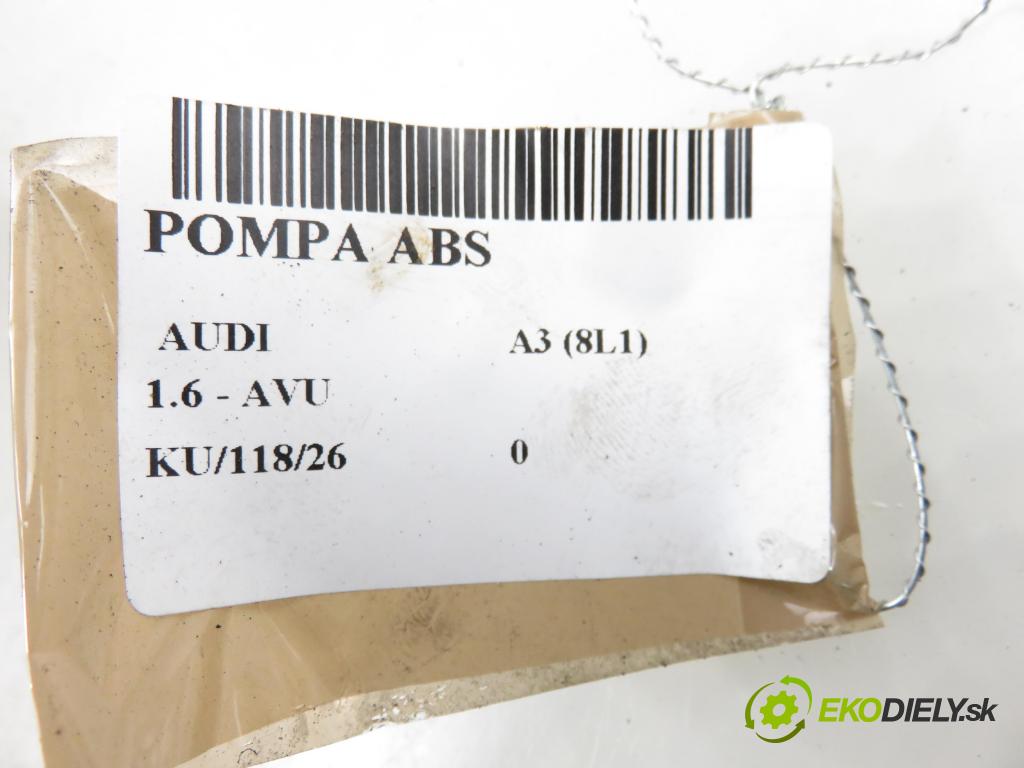AUDI A3 (8L1) HB 2001 75,00 1.6 - AVU 1595,00 Pumpa ABS 1C0907379E ; 10096003133 (Pumpa ABS)
