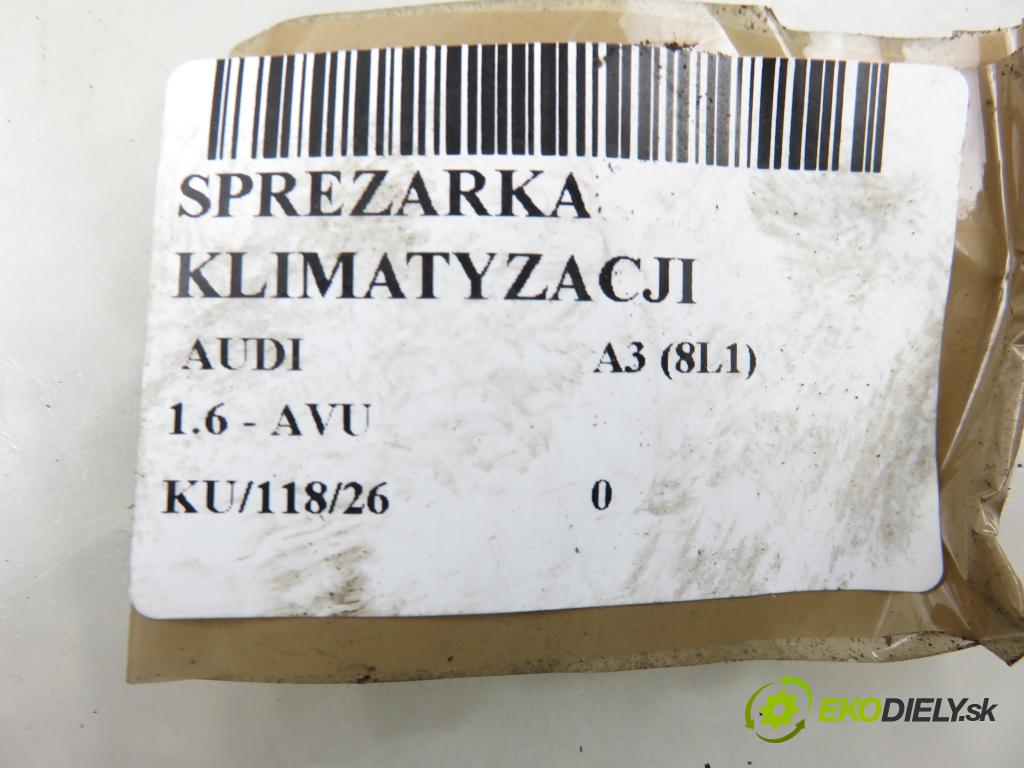 AUDI A3 (8L1) HB 2001 75,00 1.6 - AVU 1595,00 KOMPRESOR: klimatizace 1J0820803G (Kompresor klimatizace)
