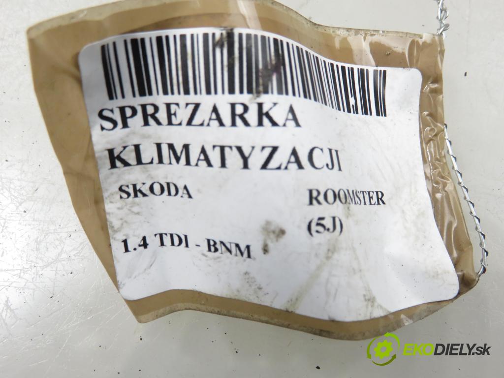 SKODA ROOMSTER (5J) HB 2010 51,00 1.4 TDI - BNM 1422,00 KOMPRESOR: klimatizace 6Q0820808F (Kompresor klimatizace)