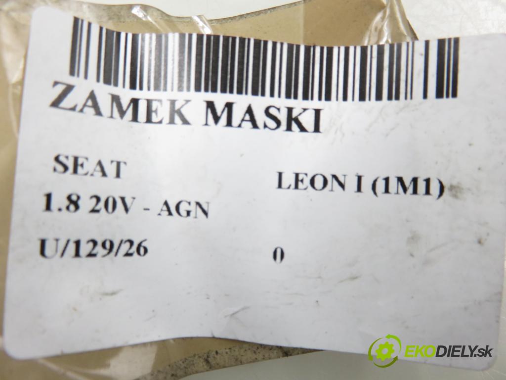 SEAT LEON (1M1) HB 2001 92,00 1.8 20V - AGN 1781,00 zámok kapoty 1M0823503J ; 1M0823503K