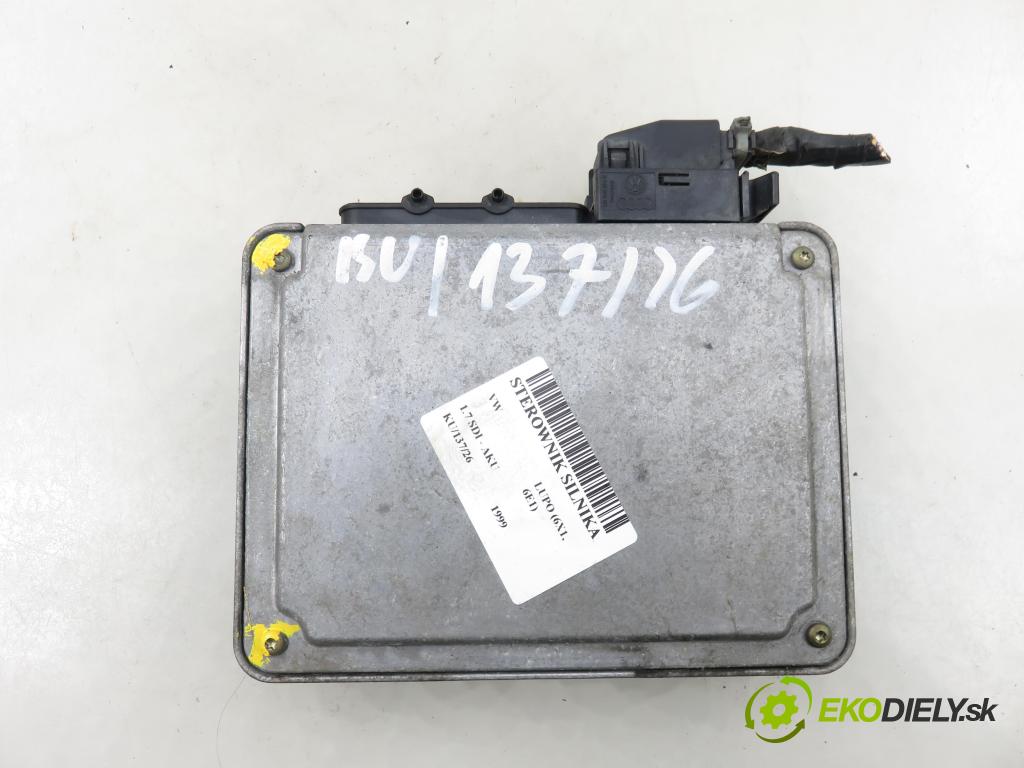 VW LUPO (6X1, 6E1) HB 1999 44,00 1.7 SDI - AKU 1716,00 Riadiaca jednotka Motor 038906013L ; 0281001748