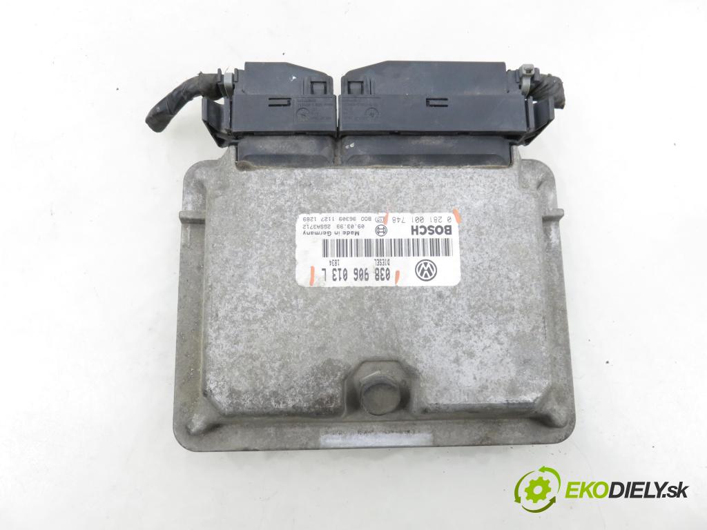 VW LUPO (6X1, 6E1) HB 1999 44,00 1.7 SDI - AKU 1716,00 Riadiaca jednotka Motor 038906013L ; 0281001748