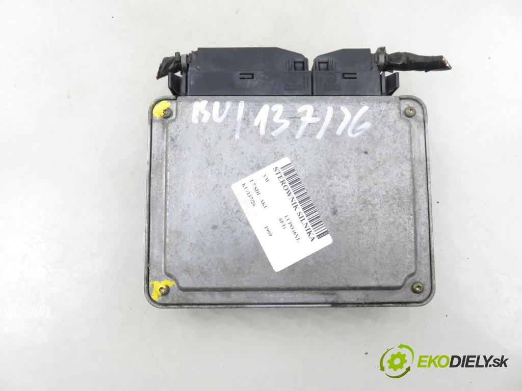 VW LUPO (6X1, 6E1) HB 1999 44,00 1.7 SDI - AKU 1716,00 Riadiaca jednotka Motor 038906013L ; 0281001748