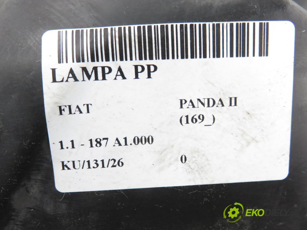 FIAT PANDA (169_) HB 2003 40,00 1.1 54 - 187 A1.000 1108,00 Svetlo PP 