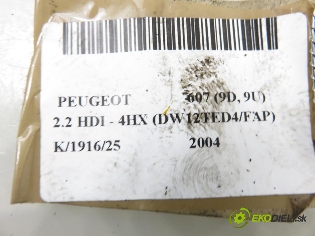 PEUGEOT 607 (9D, 9U) SEDAN 2004 98,00 2.2 HDI - 4HX (DW12TED4/FAP) 2179,00 RELÉ: JÚN: 9628756080