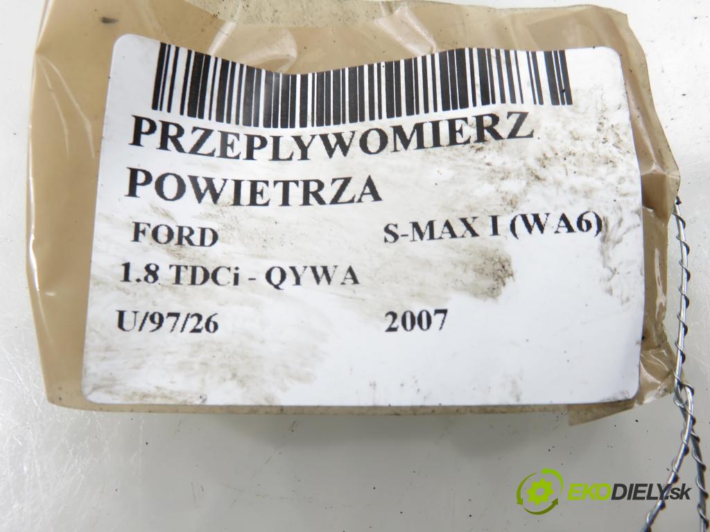 FORD S-MAX (WA6) MINIVAN 2007 92,00 1.8 TDCi 125 - QYWA 1753,00 váha vzduchu vzduchu 6C1112B579AA