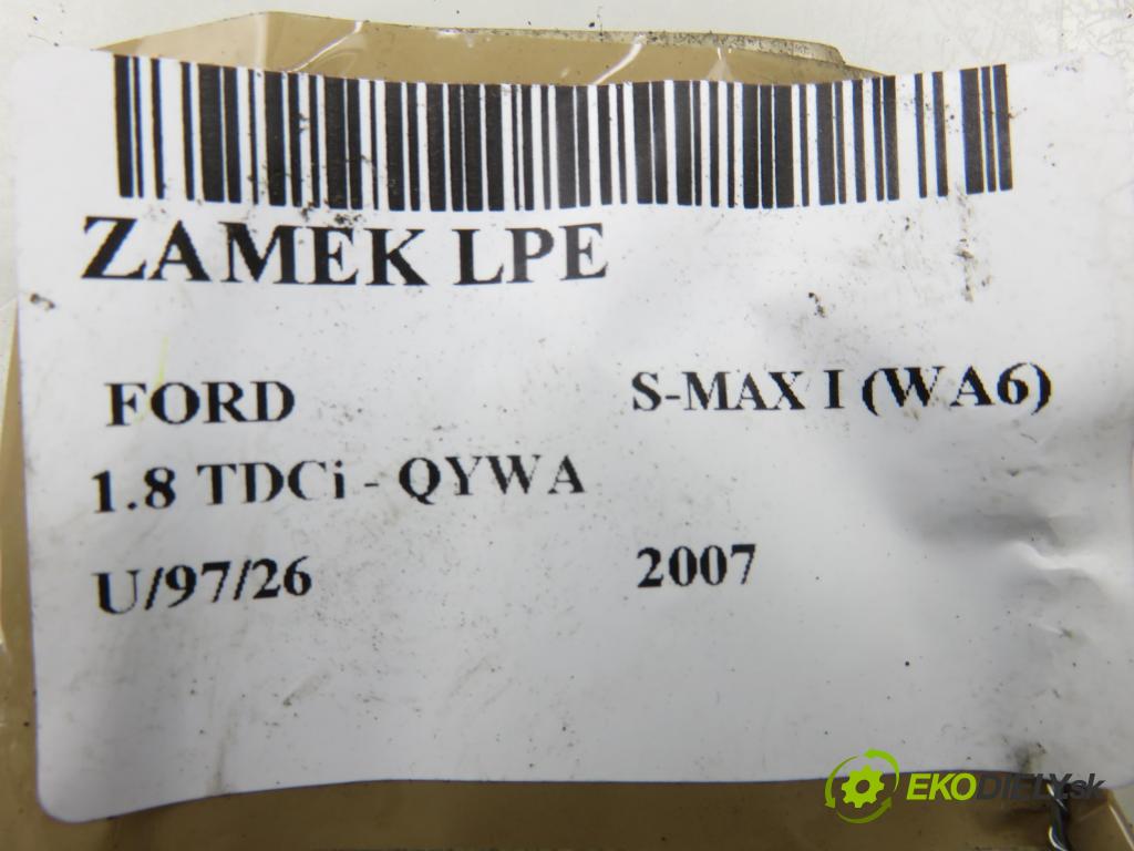 FORD S-MAX (WA6) MINIVAN 2007 92,00 1.8 TDCi 125 - QYWA 1753,00 zámok 6M2AR21813EB