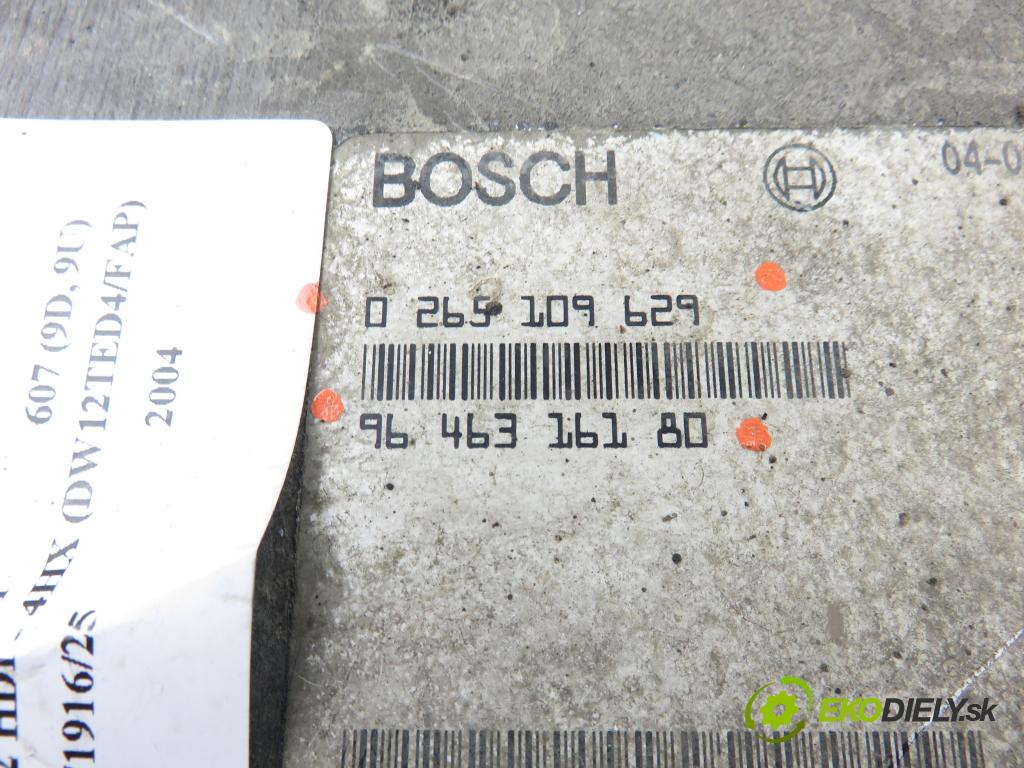 PEUGEOT 607 (9D, 9U) SEDAN 2004 98,00 2.2 HDI - 4HX (DW12TED4/FAP) 2179,00 Riadiaca jednotka Motor 0265109629 ; 9646316180