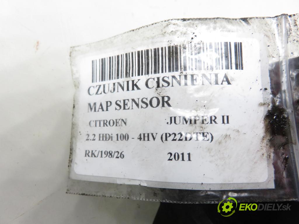 CITROEN JUMPER Skrzynia FURGON 2011 74,00 2.2 HDi 100 - 4HV (P22DTE) 2198,00 Snímač tlaku MAP senzor 6U3Q9E470AD ; 0261230224