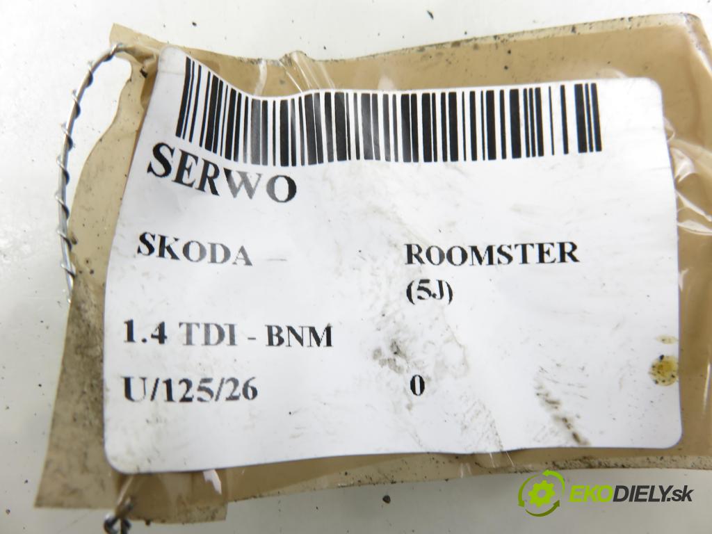 SKODA ROOMSTER (5J) HB 2010 51,00 1.4 TDI - BNM 1422,00 posilovač 6Q1614105AH (Servočerpadlo)