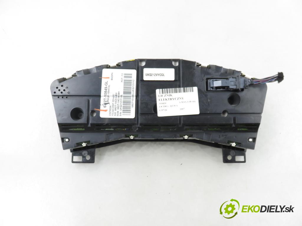 FORD S-MAX (WA6) MINIVAN 2007 92,00 1.8 TDCi 125 - QYWA 1753,00 Prístrojovka elektrický 6M2T10849GL