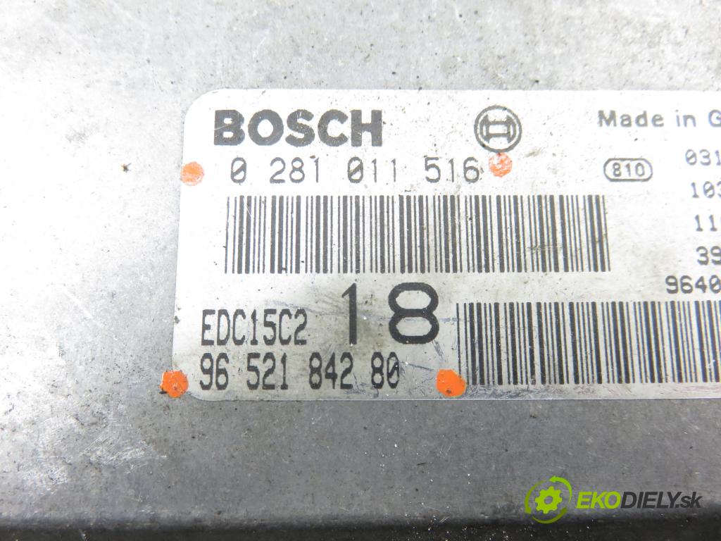 PEUGEOT 607 (9D, 9U) SEDAN 2004 98,00 2.2 HDI - 4HX (DW12TED4/FAP) 2179,00 Riadiaca jednotka Motor 0281011516 ; 9652184280