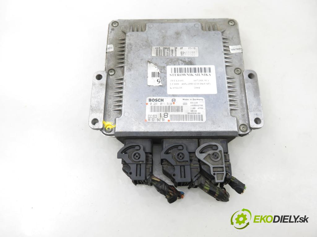 PEUGEOT 607 (9D, 9U) SEDAN 2004 98,00 2.2 HDI - 4HX (DW12TED4/FAP) 2179,00 Riadiaca jednotka Motor 0281011516 ; 9652184280